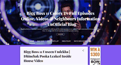 Desktop Screenshot of biggbossonline.com